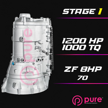 PURE ZF 8HP70 STAGE 1 TRANSMISSION UPGRADE 1200HP/1000TQ